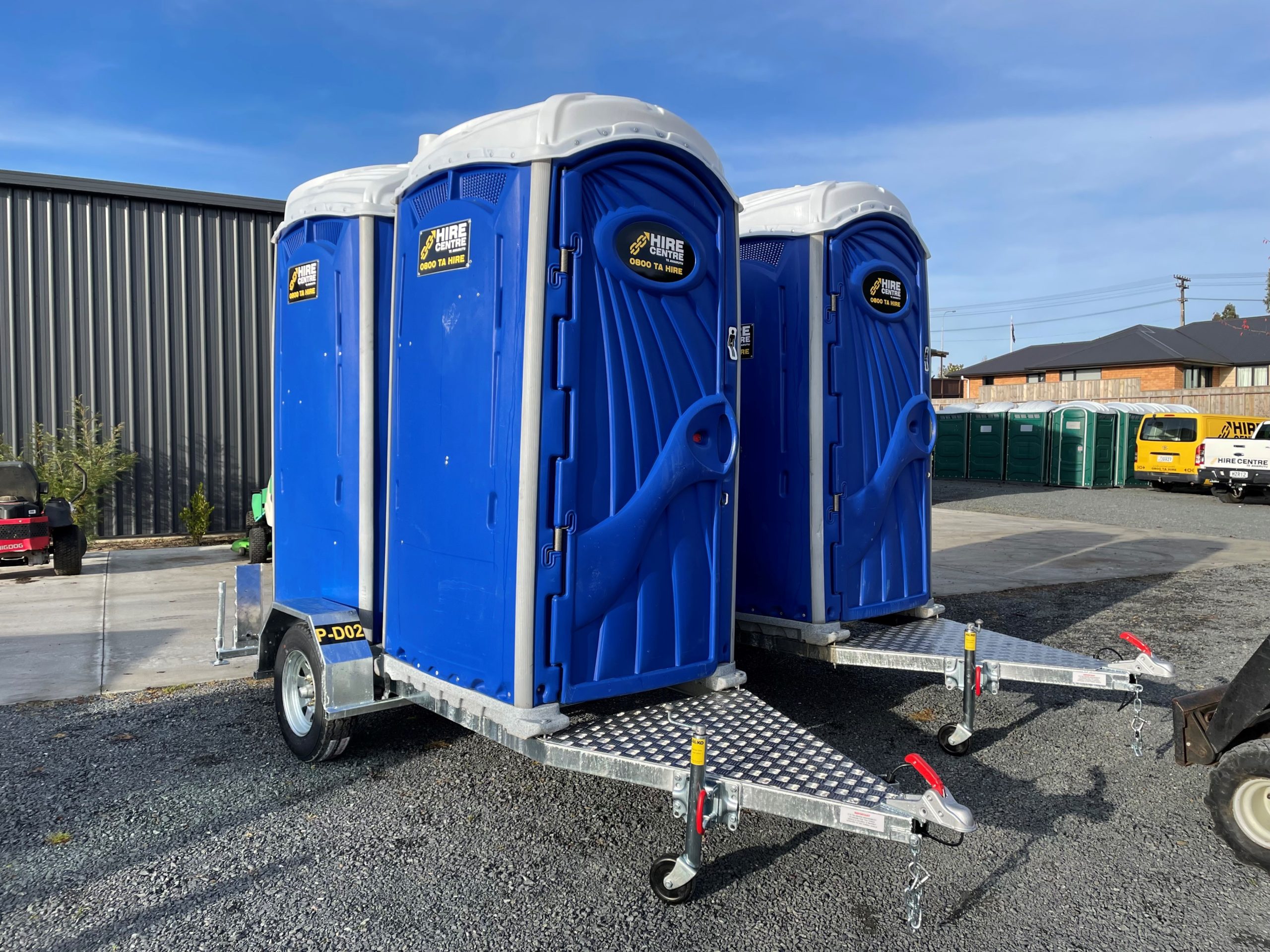 Double Trailered Portaloo Hire Centre Te Awamutu